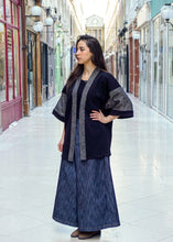 Load image into Gallery viewer, Veste Rikyu Noire Seigaha