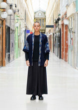 Load image into Gallery viewer, Veste Rikyu bleue patchwork