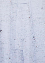 Load image into Gallery viewer, Kimono "Ondes subtiles et carrés cachés"
