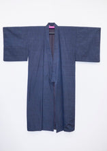 Load image into Gallery viewer, Kimono pour homme "Indigo Texturé"