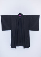 Load image into Gallery viewer, Haori Homme "Nuit d'encre texturée"