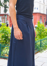 Load image into Gallery viewer, Pantalon Hakama - Coton Bleu Marine