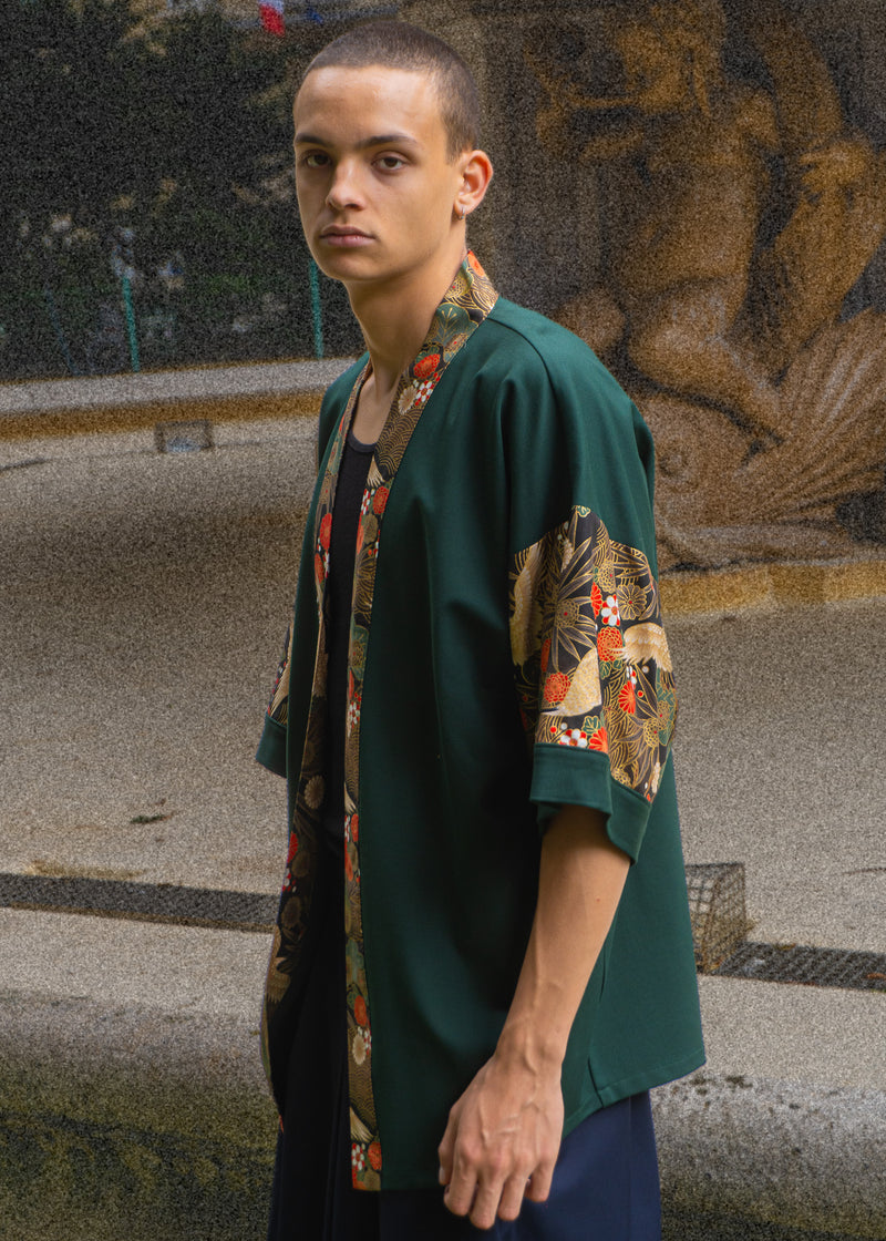 Veste Rikyu - Nami Matsu Vert