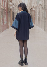 Charger l'image dans la galerie, Veste Rikyu Seigaha bleue