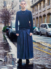 Load image into Gallery viewer, Pantalon Hakama en Jean