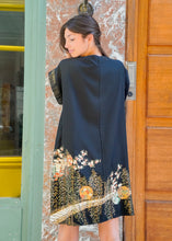 Load image into Gallery viewer, Robe Tomesode - "Pont la nuit"