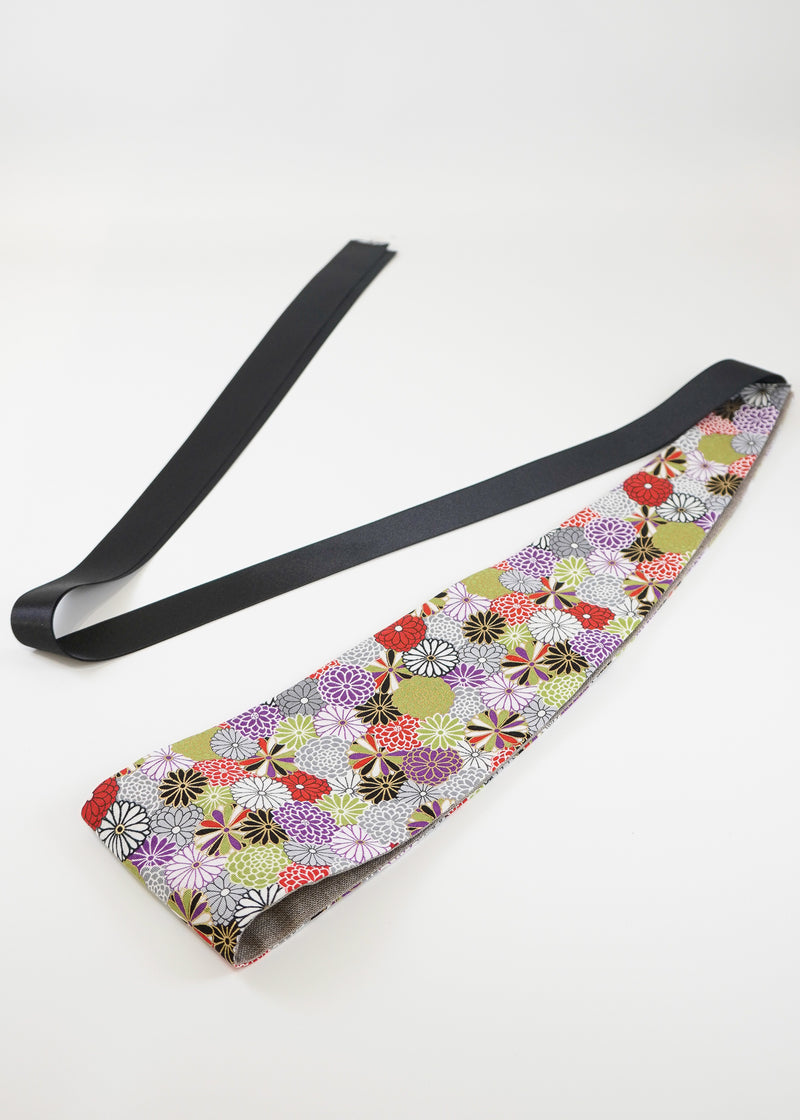 Ceinture Obi - "Vive les Chrysanthèmes"