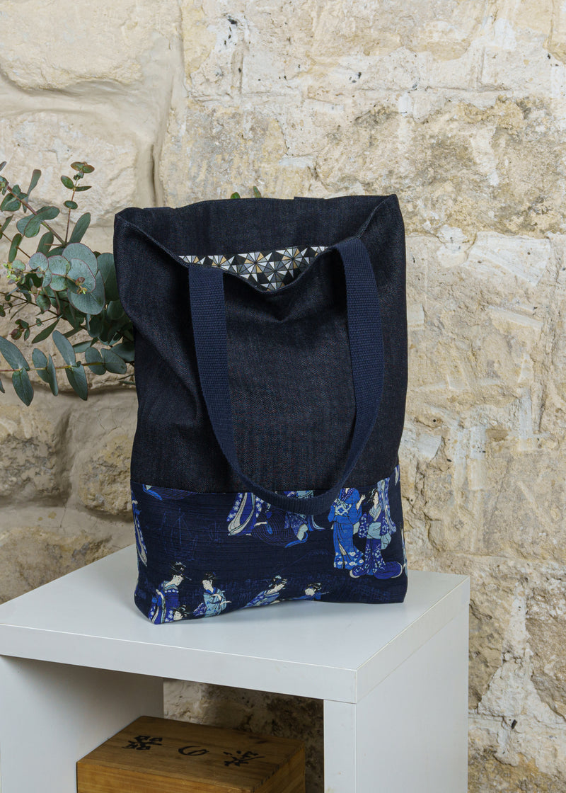 Sac en Coton Tote Bag - Geisha