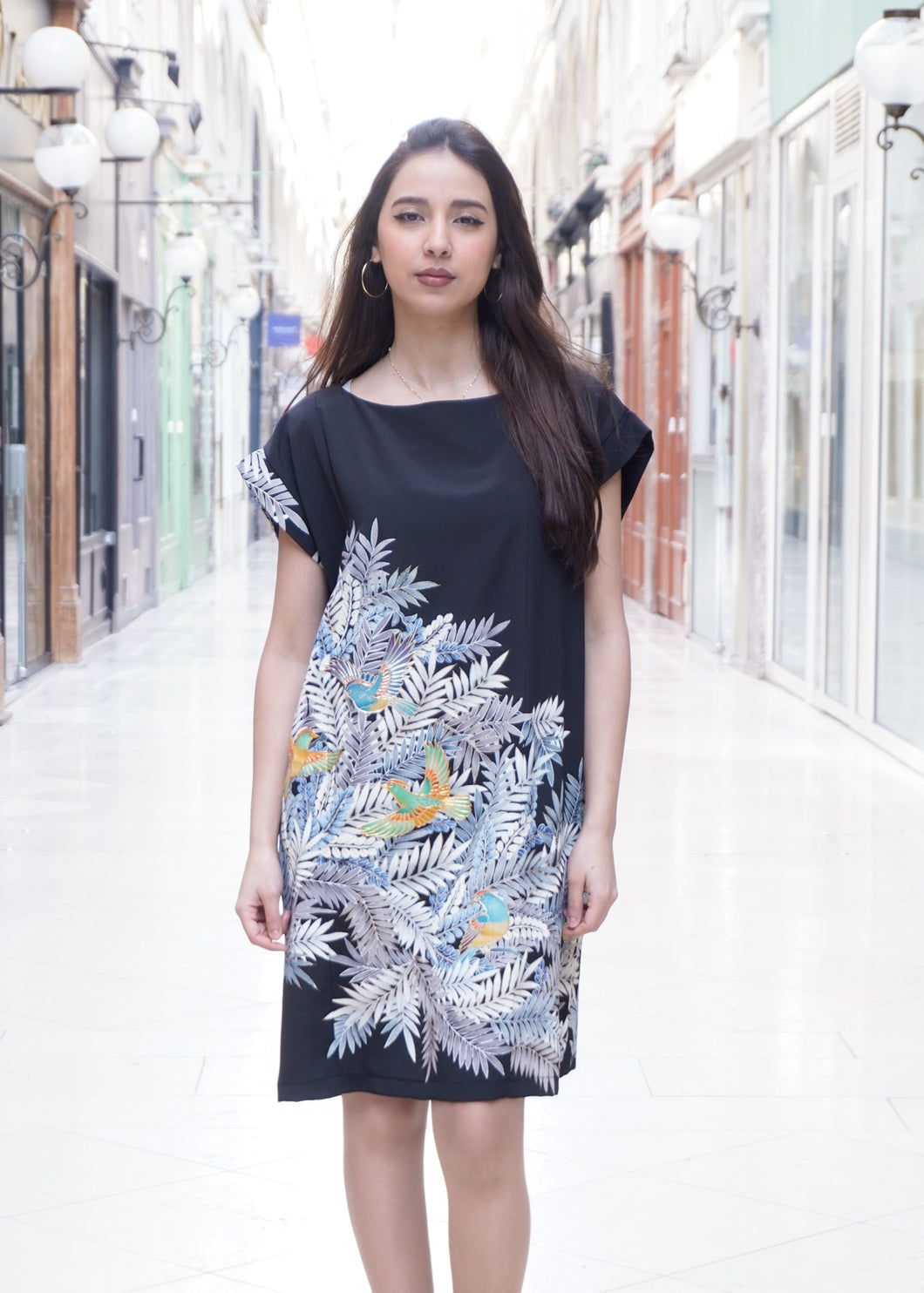 Robe Tomesode Oiseau et feuillage