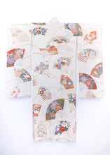 Charger l&#39;image dans la galerie, Kimono &quot;Éventails fleuris&quot;
