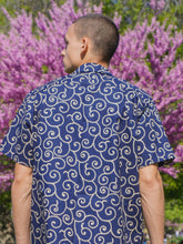 Charger l&#39;image dans la galerie, Chemise Homme Bleue back 
