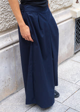 Pantalon Hakama - Coton Bleu Marine