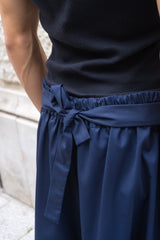 Pantalon Hakama - Coton Bleu Marine