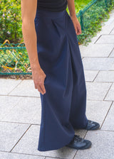 Pantalon Hakama - Coton Bleu Marine
