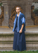 画像をギャラリービューアに読み込む, Veste Rikyu - Vague Ukiyo-e Bleue
