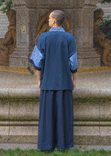 画像をギャラリービューアに読み込む, Veste Rikyu - Vague Ukiyo-e Bleue
