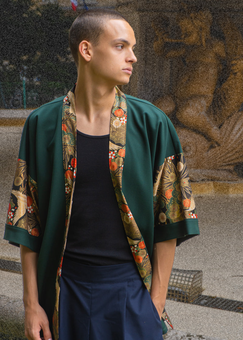 Veste Rikyu - Nami Matsu Vert