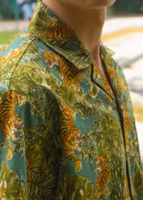Charger l'image dans la galerie, Chemise hawaïenne - Tigre Vert
