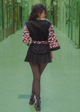 Charger l&#39;image dans la galerie, Cache coeur Eventails en violet
