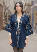 Charger l&#39;image dans la galerie, Veste Rikyu Nuit doré patchwork
