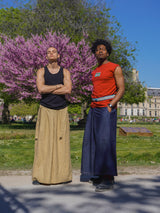 Pantalon Hakama - Coton Beige