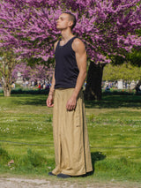 Pantalon Hakama - Coton Beige