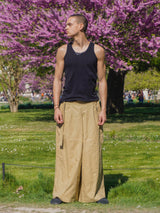 Pantalon Hakama - Coton Beige