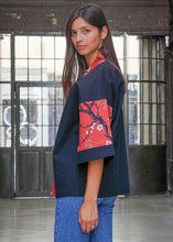 Charger l&#39;image dans la galerie, Veste Haori Ume rouge
