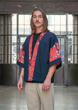 Charger l&#39;image dans la galerie, Veste Haori Ume rouge

