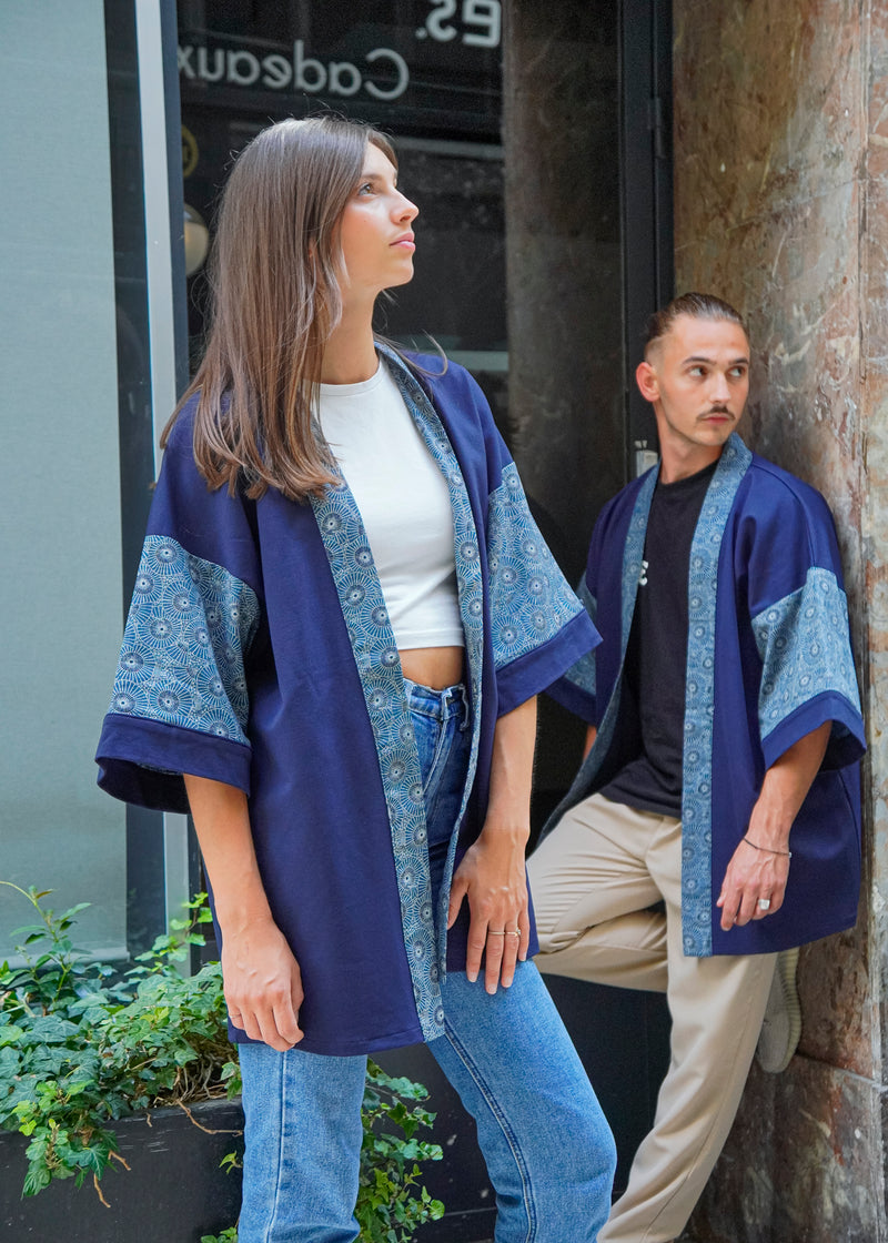 Veste Rikyu - Bleue - Wagasa