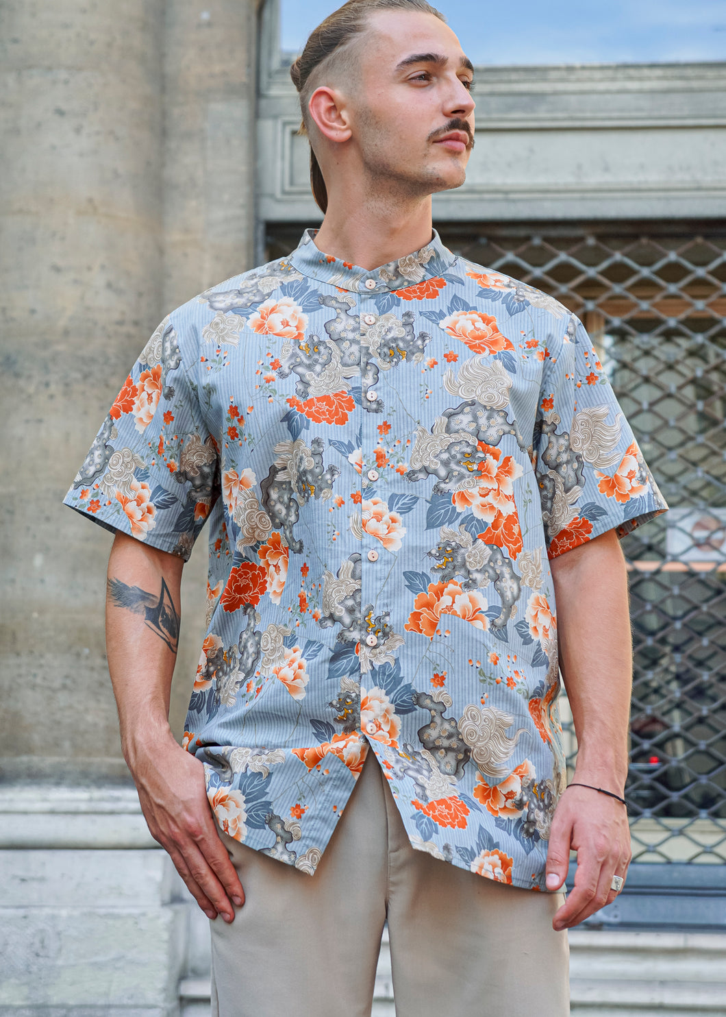 Chemise Shishi version col mao