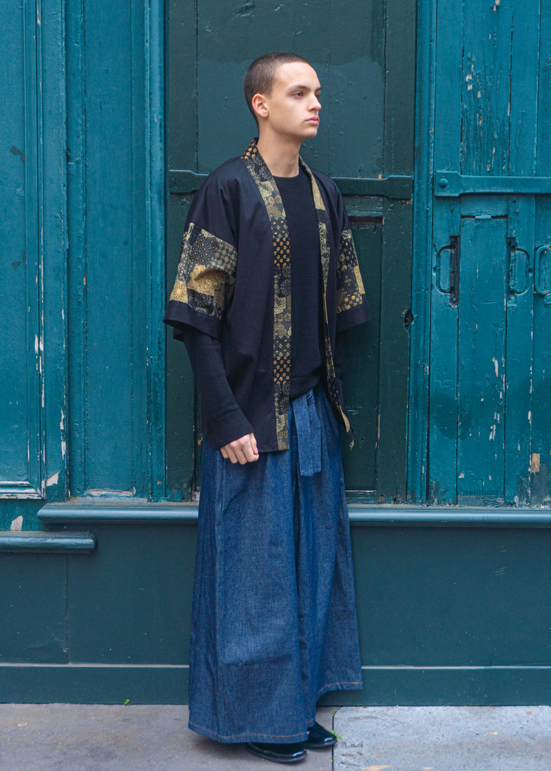 Veste Rikyu - Patchwork Doré