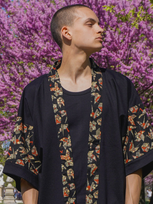 Veste Rikyu motif japonais