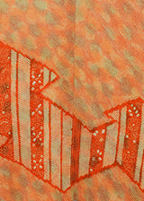 Haori - Shibori Orange et Vert