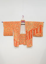 Charger l&#39;image dans la galerie, Haori shibori orange et vert
