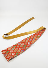 Ceinture Obi - Rouge Géométrique