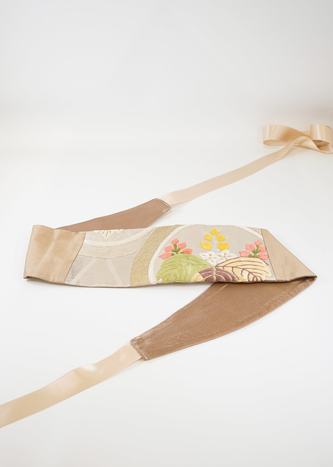 Obi soie avec broderies