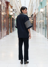 Veste Rikyu - Bleu Nami