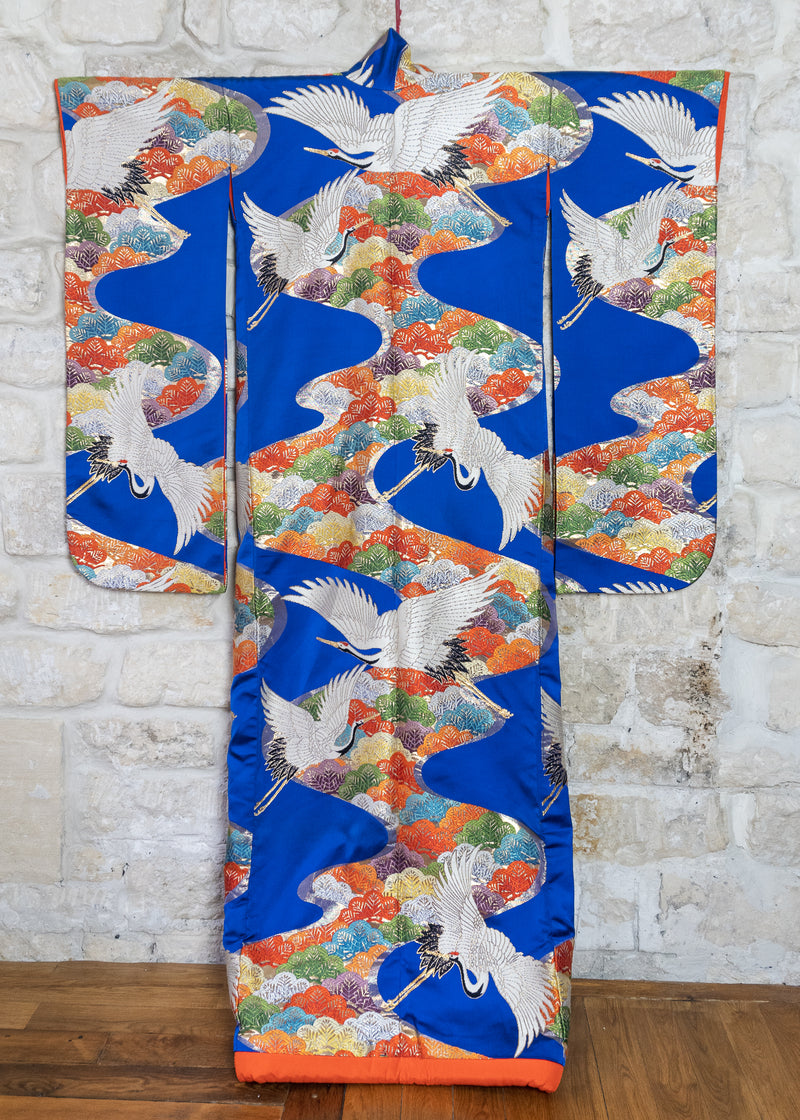 Kimono de Mariage Bleu - Uchikake
