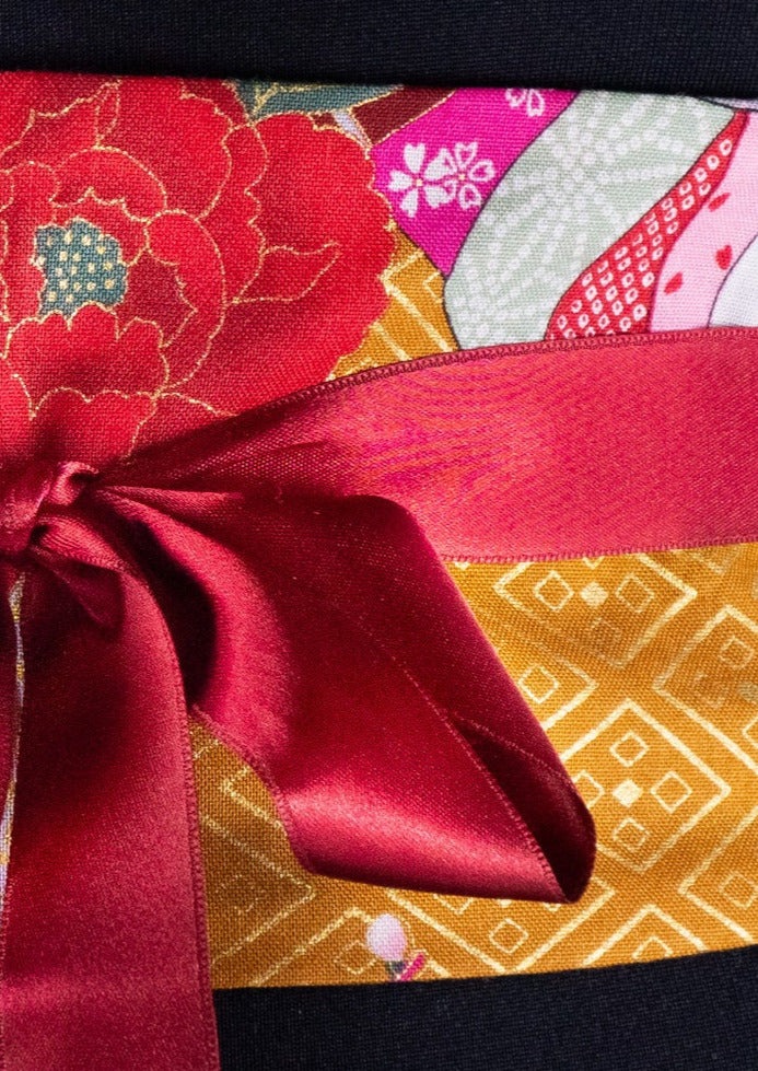  obi belt ceinture rouge red geisha