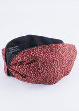 Load image into Gallery viewer, Headband red nami pattern
