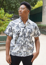 Load image into Gallery viewer, Chemise homme motif tigre noir et blanc
