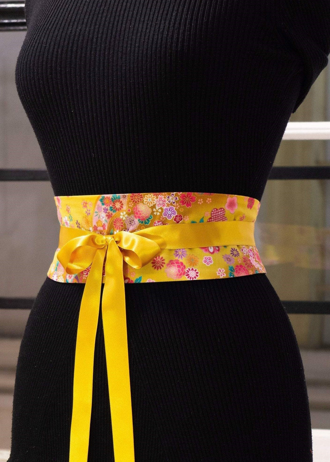  obi belt ceinture yellow jaune