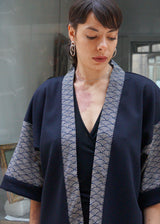 Veste Rikyu - Bleu Nami