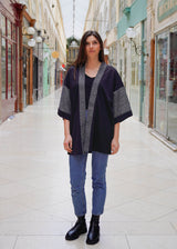 Veste Rikyu - Bleu - Vague Graphique
